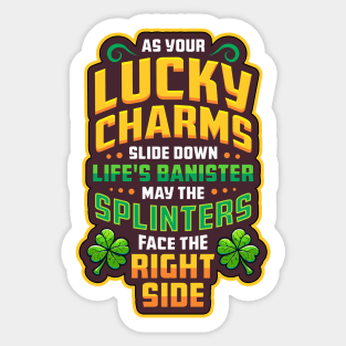 Irish Prayer - Luck of The Irish - Funny Sticker